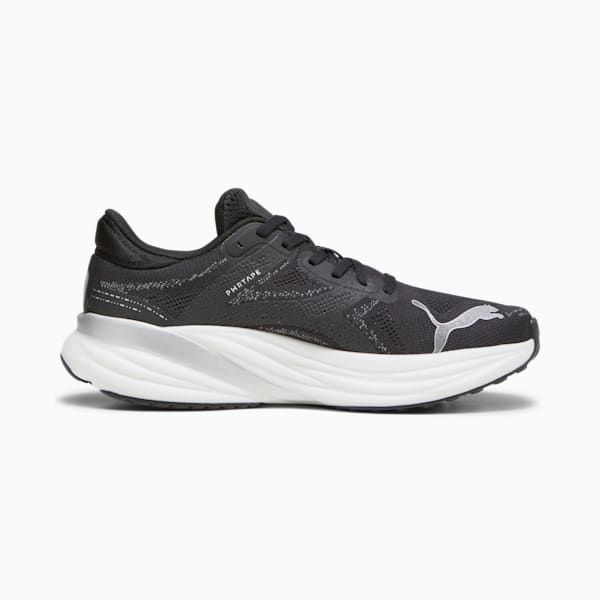 Tenis de correr Magnify NITRO 2 para hombre, PUMA Black-PUMA White-PUMA Silver, extralarge